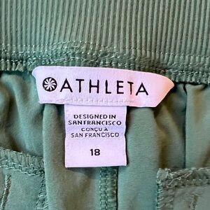 Athleta Sage Green Trousers